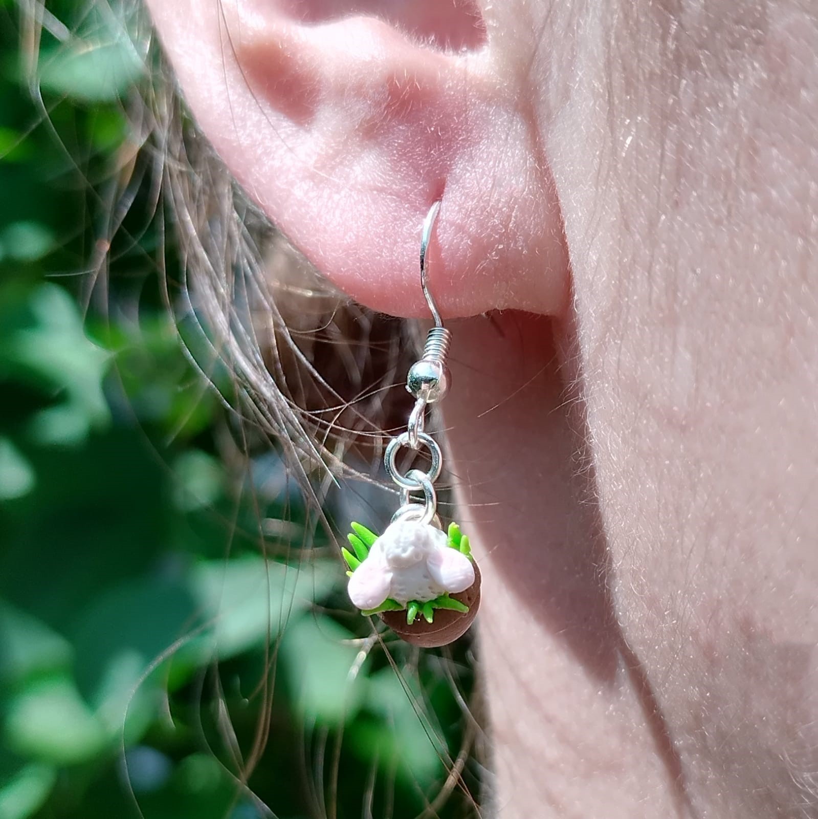 Hase im Blumentopf Ohrringe, Die Fitzlerei